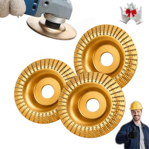 Tungsten Carbide Cutting Wheel, Angle Grinder Polishing Pad - color: 3PCS Circular Arc