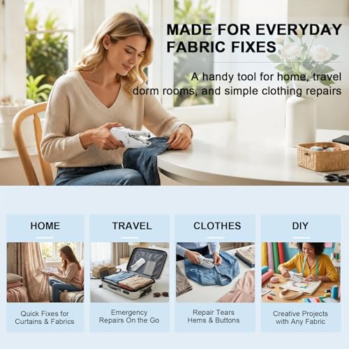 Handheld Sewing Machine for Adults Mini Portable Sewing Machine Beginners