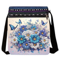 LSQFS Diamond Art Kits for Adults, DIY Diamond Painting Crossbody Bag, 5D Butterfly Floral Diamond Art Bags, PU Leather Art Bag, Craft Kits for Adults Women, Unique Gift - color: Butterfly flower 2