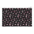 Money Bag with Zipper, Cute PU Leather Cash Bags, Portable Bank Bag Money Pouch for Cash, Coins, Checks, Receipts, Invoices Cosmetics Tools, Deposit Bag for Office Travel, Pink Leopard - color: Pink Leopard