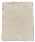 Natural Grain Cow Leather: 8.5'' x 11'' Pre Cut Leather Pieces (Off White, 3-Pack) - color: Off White, size: 3-Pack