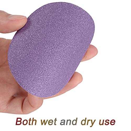 uxcell 30Pcs 3" Purple Sanding Discs 80 Grits Hook and Loop Sand Paper | Professional Aluminum Oxide Sanding Pad for Wood Metal Paint Finishing Wet Dry Polish - style: 80 Grit