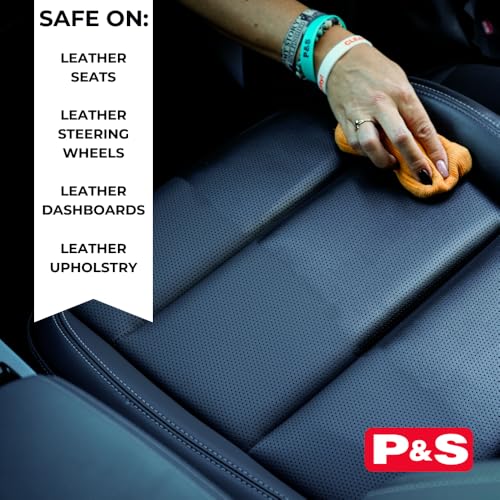 P & S PROFESSIONAL DETAIL PRODUCTS – Premium Leather Conditioner & Protectant – Revives & Reconditions Leather – UV Protection & Intense Leather Scent - 1 Gallon - size: 128 Fl Oz (Pack of 1)