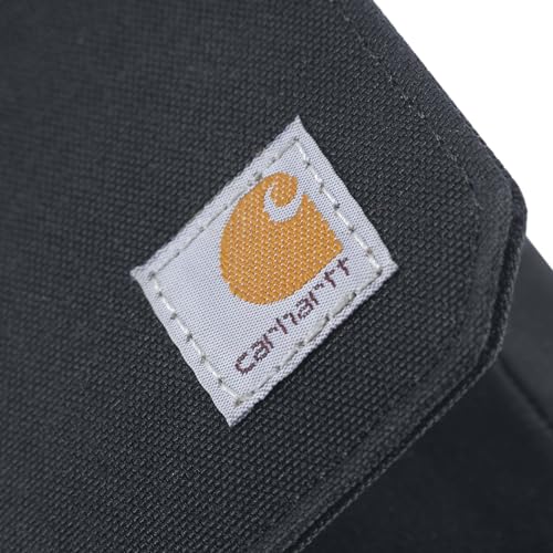 Carhartt Nylon Duck Trifold Wallet Black | Mens 700D, Wallets, RFID-Blocking with, and Front Pocket Options - color: Black (Trifold)