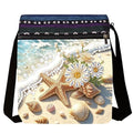 LSQFS Diamond Art Bags Crossbody Kit - DIY Diamond Painting Art Bag for Adults, Gem Art Craft Kits for Women, Stylish Diamond Art Projects Purse as Gift - color: Beach 1