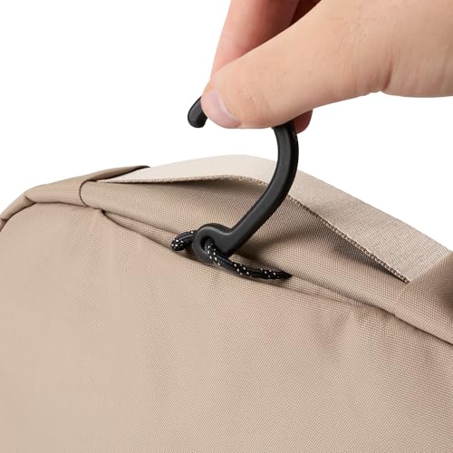 Bellroy Hanging Toiletry Kit 3L, Travel Toiletry Bag - Stone | 3L hanging toiletry bag for men and women, designed for travel - color: Stone