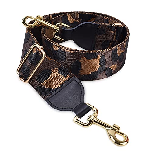 CLOUDMUSIC Handbag Strap Replacement Shoulder Crossbody Strap Purse Strap for Women Girls - color: Camouflage Coffee