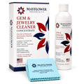 Mayflower Premium Jewelry Cleaning Cloth Made in USA. Sterling Silver Polishing Cloth for Gold Platinum & Diamonds. Removes Tarnish, Restores Shine. Reusable Non Toxic Professional Cleaner (Dark Blue) - color: Dark Blue