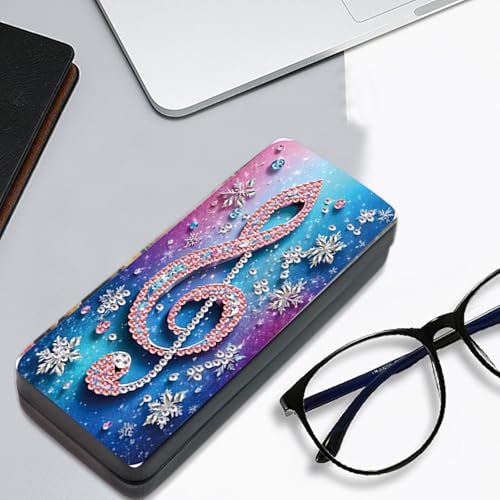 Diamond Painting Glasses Case - color: Note