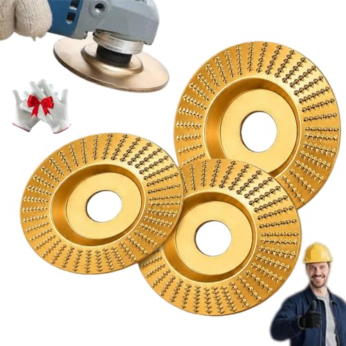 Tungsten Carbide Cutting Wheel, Angle Grinder Polishing Pad - color: 3PCS Curved Surface