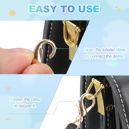 PATIKIL 15" Acrylic Purse Chain Acrylic Chain Linking Rings Multicolor - color: Matt Multilolor