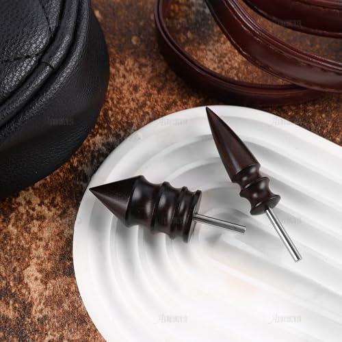 AUEAR, 2 Pack Leather Edge Bevelers Burnishing Working Tool for Craft - color: Styles B