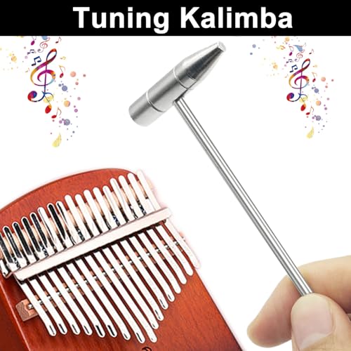 Small Hammer for Tuning Kalimba Thumb Piano & Wooden Puzzle kit, 2 Pcs | Craft hammer Mallet for Small Projects, Jewelry, Watch Band, Handcraft - color: Little Hammer 5.1" & 6.3"