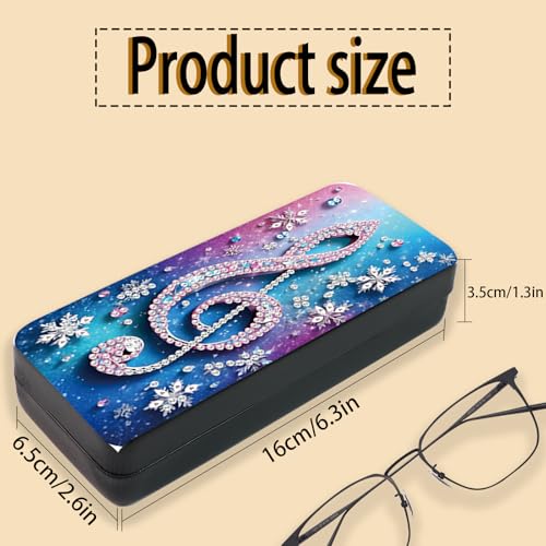 Diamond Painting Glasses Case - color: Note