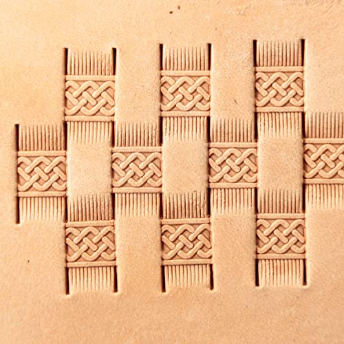 DandS ltd Leather Stamp Tool, Scrollwork, Professional Steel Craft Tool for Leatherworking, Embossing, Carving & Stamping Leather Projects, Belts, Wallets & DIY Projects Compatible with Mallet #475 - color: Scrollwork 0.47" x 0.23"