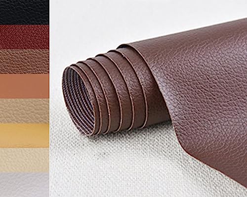 PXBBZDQ Leather Repair Tape 15.7"×59" Self Adhesive Leather Repair Patch for Car Seat,Sofas,Couches,Furniture - color: Brown, size: 15.7 x 59 Inches