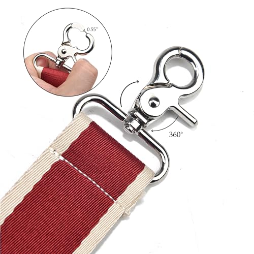 Wide Purse Strap Adjustable Replacement Crossbody Bag Strap Silver Hardware Shoulder Straps - color: Silver Hardware-color Block-826