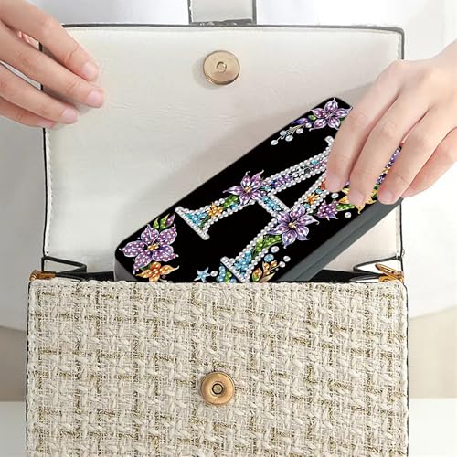 1pcs 5d Diamond Art Kits for Adults Small Diamond Painting Kit Gem Art Paint by Diamonds Dots Eyeglasses Case DIY for Beginner Women (#6) - color: #6