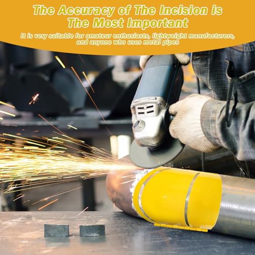 Magnetic Metal Cutting Guide Kit 4-1/2 inch Pro Pipe Cutting Guide - color: 4-1/2 Inch