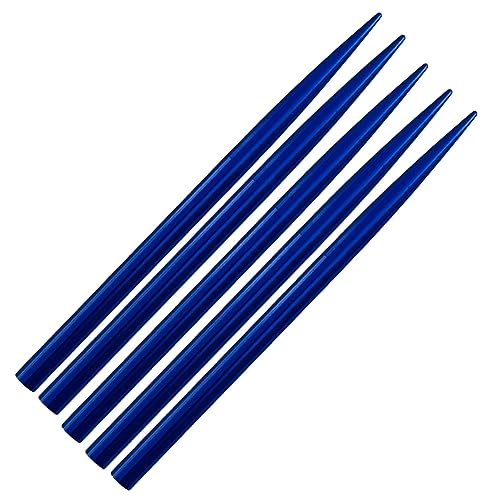 (5 Pack) Jig Pro Shop 3 1/2" Blue Tapered Tip 550 Type III Aluminim Paracord FID, Lacing, Stitching Needles - color: Blue Tapered, size: 5 Pack