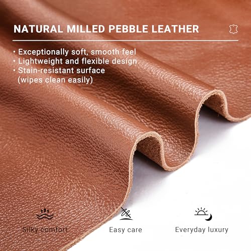 Genuine Leather Hobo Bags for Women Crossbody Purses Work Tote Bag Designer Shoulder Handbags with 2 Straps - color: Brown