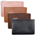 4Pcs Small Change Purse, PU Leather Zipper Coin Purse Pouch for Purse | Small Change Purse for Women Men, Portable Change Pouch, Mini Coin Pouch, Coin Bag, Change Holder for Coin Credit Card ID Key