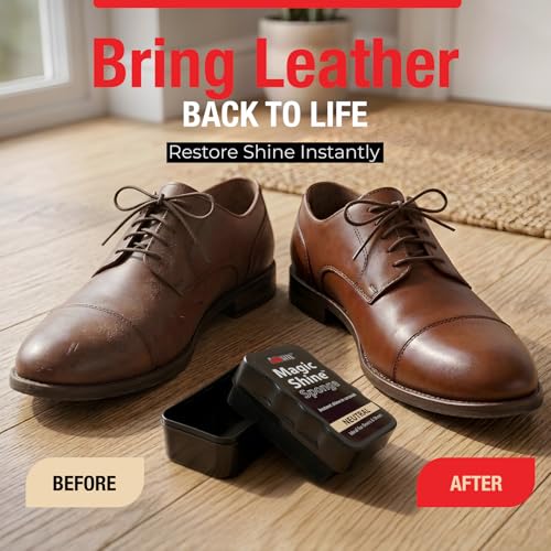 JobSite Instant Express Leather Boot & Shoe Shine Sponge - Brown - 2 Pack - color: Brown - 2 Pack