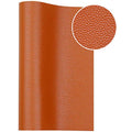 RAGAN Solid Color Faux Leather Sheets( 7.8 "X 53" ), Leather Fabric is Perfect for Leather Earrings and DIY Projects (Brown) - color: Clear,brown