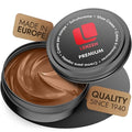 Premium Shoe Polish I Leather Cream for Smooth and Grained Leather - color: Cognac