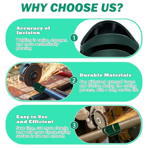 Magnetic Metal Cutting Guide Kit 1-5/8 inch Pro Pipe Cutting Guide - color: 1-5/8 Inch
