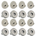 20 Set Magnetic Snaps, Purse Magnetic Button Replacement Kit-Silver 18MM | Magnetic Bag Fastener Clasp for Sewing, DIY Craft, Purses, Bags, Clothes, Leather - color: Silver 18MM