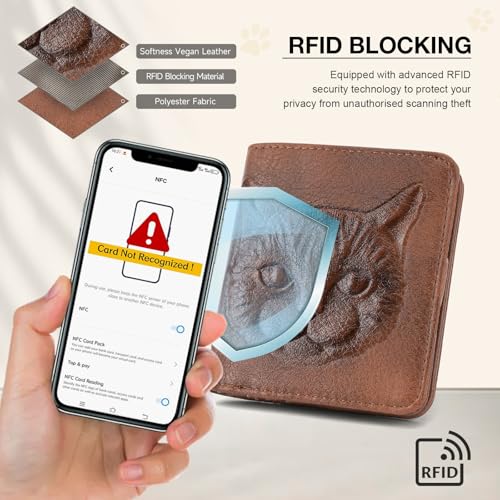 Small Wallet Women Slim RFID Leather Bifold Wallet Embossed Design | Compact design with ID window, card slots, and zipper coin pocket, ideal for daily travel, shopping, and gifts - color: 13-Red Brown
