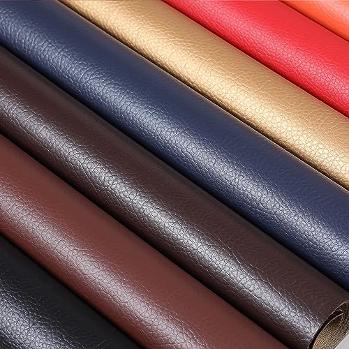 Marine Vinyl Upholstery Faux Leather Fabric, 2 Yards Coffee | Marine Grade Faux Leather Vinyl by the Yard, Waterproof, Soft & Durable, for Boat, Furniture Upholstery, DIY Sewing Crafts - color: Coffee, size: 2 Yards 55" x 72" (Pre-cut)