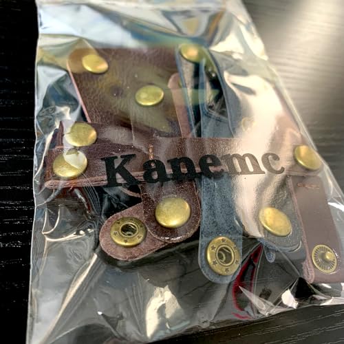 Kanemc 13PCS Leather Cord Organizer,3-Sizes Leather Cord Keeper for Travel