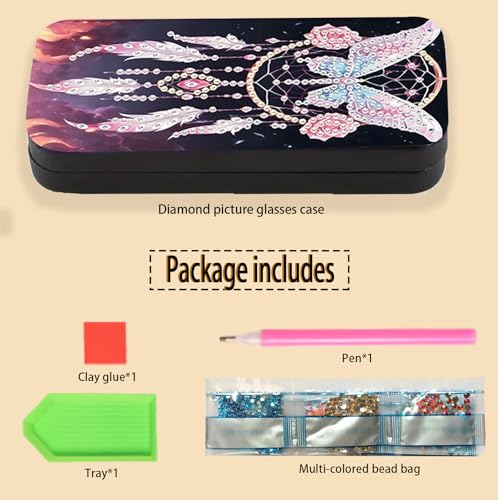 Diamond Painting Glasses Case - color: Dreamcatcher 2
