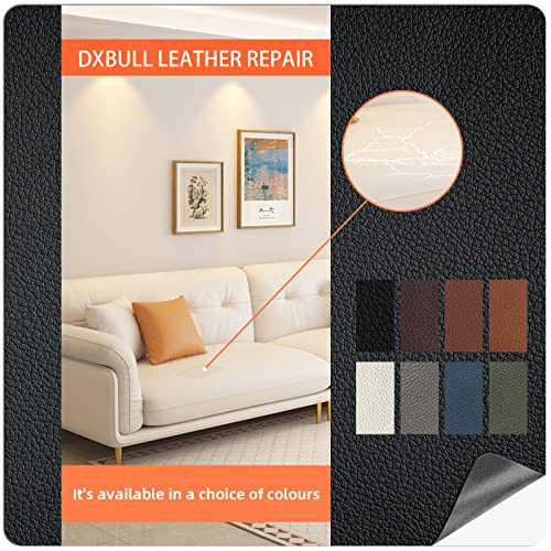 DXBULL Large Leather Repair Kit Self Adhesive Leather Tape Waterproof, DIY Leather Patch for Couches Car Seats Furniture Kitchen Cabinets Wall 23.6 x 78.7 inch (Dark Coffee) - color: Dark Coffee, size: 23.6x78.7 inch