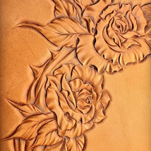 Smooth Thumb Print Leather Stamps 3Pcs Leathercraft Stamping Tool 304 Stainless Steel Carving Set for Craft DIY