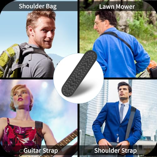 FIEIL 2 Pack Breathable Universal Shoulder Pad, 3D Cushion Air Backpack Strap Pads, for Shoulder Bags, Guitar Strap, Detachable Shoulder Strap Pad Pads Help Relieve Shoulder Pain(3D Air Cushion) - size: 2 Pack 3D Air Cushion