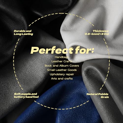 Marine Vinyl Fabric Faux Leather Upholstery, 1mm Thick, Waterproof & UV Resistant, Cotton Backing, Boat, Automotive, Crafting & Outdoor Pleather – 108" x 54" (3 YD), Black - color: Black, size: 3YD(108"x 54")-Folded