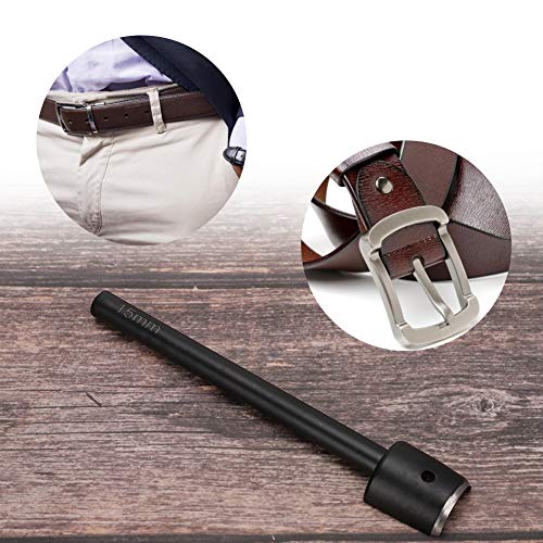 Leather Semicircle Punch,Half Round Leather Punch Cutter 1/2 Arch Semicircle Puncher Belt Puncher Hole Punch Tool for Handmade DIY Leathercraft (15mm) - size: 15mm