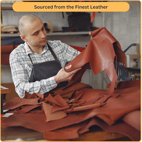 Genuine Leather Hide | 1.3-1.5 mm Thick | Full Grain Leather Sheet & Pieces for LeatherCrafting and Leatherworking Projects by Kozmo (Fossil Gray-Litchi Embossed, 12"X12") - color: Fossil Gray-litchi Embossed, size: 12"X12"