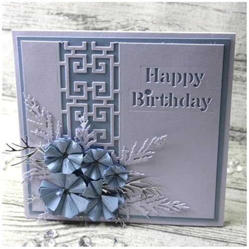Metal Cutting Die for Scrapbooking - Cut Stencils for DIY Scrapbook Photo Album Decorative Paper Card, Card Making Supplies & Crafting Die Cut (Box 6.3 x 2.2 in) - color: Box 6.3 x 2.2 in