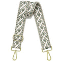1.5" Wide Purse Strap Adjustable Replacement Gold Hardware Long Crossbody Bag Strap for Thick Shoulder Bags Canvas Handbags Straps - color: Gold Hardware-431