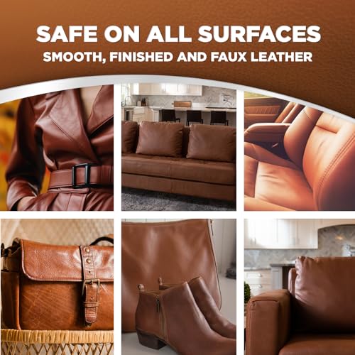 Weiman Leather Cleaner, Conditioner & Protector, 2 Pack Wipe with Cloth | UV Protection from Cracking & Fading, All Finished Leather Surfaces, Auto, Sofas, Shoe, Bag & Jacket - size: 1 Count (Pack of 2)