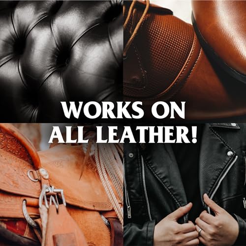 MR. LEATHER Cleaner & Conditioner Spray, Safe for All Leather & Vinyl, 16oz | Made with Natural Oils, Hydrating & Water-Repelling Spray, Ideal for Leather Furniture, Sofa, Auto Interior, Shoes & Bags - size: 16 Fl Oz (Pack of 1)