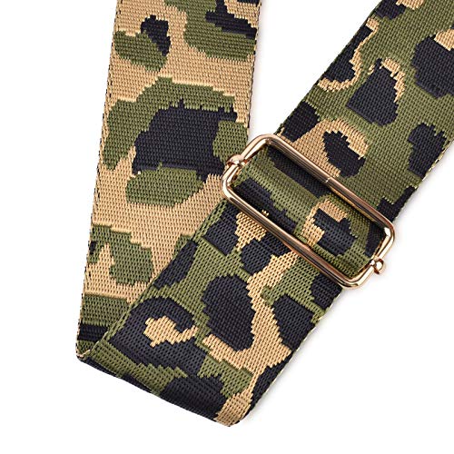CLOUDMUSIC Handbag Strap Replacement Shoulder Crossbody Strap Purse Strap for Women Girls - color: Camouflage Green