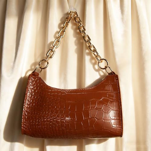 1 Pack Heavy Metal Purse Chain Replacement Bag Extender Strap Chunky Charms for Bags Handbags Accessories - color: Gold