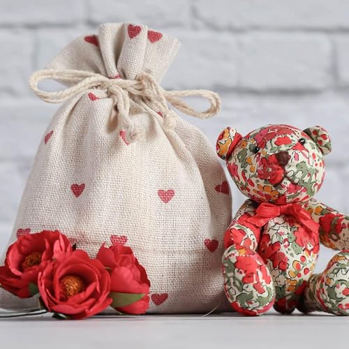 Mandala Crafts 12X16 In Natural Muslin Drawstring Bag Cotton Pouches 15 PCs | Reusable, Washable Fabric Bags, for Toiletries, Shoes, Hair Dryers, Handbags, Clothing, Travel, Wedding Favors, Gifts