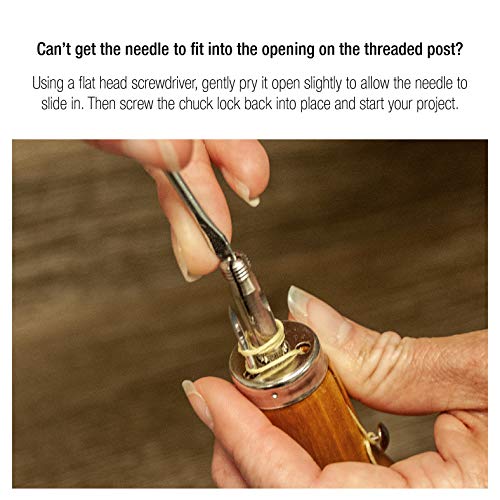 Speedy Stitcher Sewing Awl Kit with 180-yard Tube of Thread, Natural - size: Sewing Awl - Kit with 180-Yard Tube of Thread