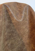 NAT Leathers 24 inch x 54 inch Vegan Faux Leather Fabric by the Yard Synthetic Pleather 0.9 mm Soft Smooth Upholstery 9 sq.ft. (24" x 54" -2/3 of Yard) (Chestnut Distressed) - color: Chestnut Distressed